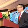Tổng Lãnh sự Trần Thanh Huân phát biểu tại buổi lễ. (Ảnh: PV/Vietnam+)
