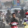 Vấn đề ô nhiễm không khí ở Hà Nội chủ yếu là bụi. (Nguồn: TTXVN)