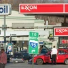 Một trạm xăng của Tập đoàn dầu khí Exxon Mobil của Mỹ ở Washington, DC. (Ảnh: AFP/TTXVN)