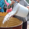 Gần 10.000 hộ dân ở Trà Vinh thiếu nước sạch trầm trọng do hạn mặn. (Nguồn: TTXVN)