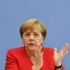 Thủ tướng Đức Angela Merkel phát biểu tại cuộc họp báo ở Berlin ngày 19/7/2019. (Ảnh: AFP/TTXVN)