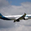 Máy bay A330 Neo của Airbus trình diễn tại Triển lãm hàng không quốc tế Paris ở Le Bourget, Pháp, ngày 21/6/2019. (Ảnh: AFP/ TTXVN)