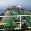 Tàu chở dầu Sabiti của Iran tại Biển Đỏ ngày 10/10/2019. (Ảnh: AFP/TTXVN)