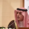 Quốc vụ khanh phụ trách ngoại giao của Saudi Arabia Adel al-Jubeir phát biểu tại cuộc họp báo ở Riyadh ngày 4/3/2019. (Ảnh: AFP/TTXVN)
