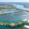 Nhà máy điện Mặt Trời nổi lớn nhất châu Âu O'MEGA1. (Nguồn: euractiv.com)