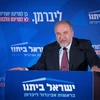 Lãnh đạo đảng Yisrael Beiteinu của Israel, ông Avigdor Lieberman, phát biểu tại Jerusalem, ngày 17/9/2019. (Ảnh: THX/TTXVN)
