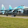 Tên lửa Molnia được trang bị cho máy bay chiến đấu Su-27. (Nguồn: UNIAN)