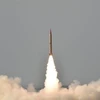 Tên lửa Shaheen có thể mang cả đầu đạn hạt nhân thông thường và đầu đạn hạt nhân với tầm bắn tới 1.500km. (Nguồn: Reuters)