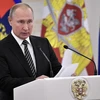 Tổng thống Nga Vladimir Putin sẽ tham dự Hội nghị thượng đỉnh Bộ Tứ Normandy vào 9/12 tới. (Ảnh: AFP/TTXVN)