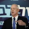 Chủ tịch đảng liên minh Xanh-Trắng ở Israel, ông Benny Gantz phát biểu tại Tel Aviv ngày 20/11/2019. (Ảnh: THX/TTXVN)