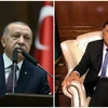  Tổng thống Thổ Nhĩ Kỳ Tayyip Erdogan (trái) và Thủ tướng được quốc tế công nhận của Libya Fayez al-Serraj. (Nguồn; Reuters)