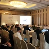 Cuộc họp của Hội đồng tư vấn kinh doanh APEC, phiên họp “Doanh nghiệp tư nhân và tinh thần kinh doanh” ngày 24/04/2019 tại Jakarta, Indonesia. (Ảnh: Đình Ánh/TTXVN)