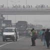 Khói mù bao phủ thủ đô New Delhi, Ấn Độ ngày 4/11/2019. (Ảnh: AFP/TTXVN)