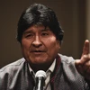 Cựu Tổng thống Bolivia Evo Morales tại cuộc họp báo ở Mexico City, Mexico ngày 20/11/2019. (Ảnh: AFP/TTXVN)