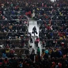 Người dân Trung Quốc chờ đợi tại nhà ga Wuchang ở Vũ Hán để về quê ăn Tết Nguyên đán. (Nguồn: Reuters)