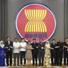 Các thành viên Đại diện thường trực tại ASEAN. (Ảnh : Hữu Chiến/TTXVN) 