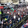 Hàng trăm người biểu tình phản đối chính phủ Jordan. (Nguồn: AP)