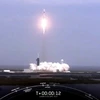 Ảnh chụp video về thử nghiệm giải cứu phi hành đoàn trong tình huống khẩn cấp của SpaceX. (Nguồn: NASA)