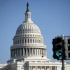 Quang cảnh tòa nhà Quốc hội Mỹ ở Washington DC, nơi diễn ra phiên luận tội Tổng thống Donald Trump, ngày 21/1/2020. (Ảnh: THX/TTXVN)