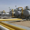 Một góc nhà máy lọc dầu ở mỏ dầu Al-Jbessa ở thị trấn Al-Shaddadeh của Syria. (Nguồn: Reuters)