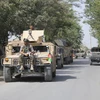 Lực lượng an ninh Afghanistan trong cuộc chiến chống phiến quân Taliban ở tỉnh Kunduz phía bắc Kabul, Afghanistan. (Nguồn: AP)