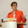 Chủ tịch CDU Annegret Kramp-Karrenbauer phát biểu tại cuộc họp báo ở Berlin ngày 7/2/2020. (Ảnh: AFP/TTXVN)