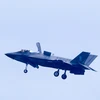 Máy bay tiêm kích tân tiến F35-B của Mỹ tại buổi tổng duyệt ngày 9/2/2020. (Ảnh: Ảnh: Lê Dương/TTXVN)