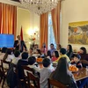 Lớp học tiếng Việt của kiều bào tại Vienna. (Ảnh: Hồng Kỳ/Vietnam+)