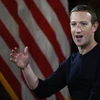 CEO Facebook Mark Zuckerberg. (Ảnh: AFP/TTXVN)