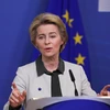 Chủ tịch EC Ursula von der Leyen phát biểu tại cuộc họp báo ở Brussels, Bỉ ngày 11/12/2019. (Ảnh: THX/TTXVN)