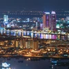Đêm thành phố Đà Nẵng. (Ảnh: Trần Lê Lâm/TTXVN)