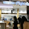 Một cửa hàng của Tập đoàn điện tử Samsung ở Seoul, Hàn Quốc, ngày 7/4/2020. (Ảnh: YONHAP/TTXVN)