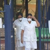 Nhân viên y tế làm việc tại khu vực cách ly dành cho bệnh nhân nhiễm COVID-19 tại Bangalore, Ấn Độ, ngày 12/3. (Ảnh: THX/TTXVN)