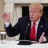 Tổng thống Mỹ Donald Trump phản đối việc bỏ phiếu qua bưu điện. (Ảnh: AFP/TTXVN)