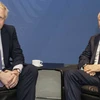 Thủ tướng Anh Boris Johnson và Tổng thống Nga Vladimir Putin. (Nguồn: DPA)
