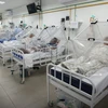 Bệnh nhân nhiễm COVID-19 điều trị tại bệnh viện ở Manaus, Brazil, ngày 20/5/2020. (Ảnh: AFP/TTXVN)
