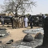 Hiện trường một vụ tấn công tại làng Ogassogou, gần Mopti, Mali, ngày 25/3/2019. (Ảnh: AFP/TTXVN)