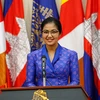 Thống đốc tỉnh Koh Kong, bà Mithona Phouthong. (Nguồn: Khmer Times) 