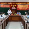 Chủ tịch UBTƯ MTTQ Việt Nam Trần Thanh Mẫn phát biểu tại buổi làm việc với Tỉnh ủy Phú Yên. (Ảnh: Phạm Cường/TTXVN)