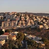 Khu định cư Do Thái Givat Zeev của Israel ở thành phố Ramallah thuộc Khu Bờ Tây chiếm đóng, ngày 25/9/2019. (Ảnh: AFP/TTXVN)