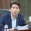 Bộ trưởng Thống nhất Hàn Quốc Lee In-young. (Ảnh: Yonhap/TTXVN)