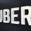Biểu tượng Uber tại trụ sở ở San Francisco, California, Mỹ. (Ảnh: AFP/TTXVN)