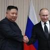 Nhà lãnh đạo Triều Tiên Kim Jong-un (trái) và Tổng thống Nga Vladimir Putin. (Nguồn: tellerreport.com)