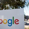 Biểu tượng Google tại trụ sở ở Menlo Park, California, Mỹ. (Ảnh: AFP/TTXVN)