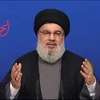 Thủ lĩnh Phong trào Hezbollah của Liban, Hassan Nasrallah. (Ảnh: AFP/TTXVN)