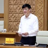 Quyền Bộ trưởng Bộ Y tế Nguyễn Thanh Long. (Ảnh: Thống Nhất/TTXVN)