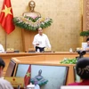 Thủ tướng Nguyễn Xuân Phúc chủ trì phiên họp Chính phủ thường kỳ tháng 9/2020. (Ảnh: Dương Giang/TTXVN)