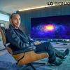 Một mẫu TV của LG được giới thiệu ngày 15/10/2020. (Ảnh: Yonhap/TTXVN)