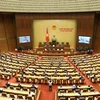 Toàn cảnh kỳ họp thứ 10 Quốc hội khóa XIV tại Hà Nội. (Nguồn: TTXVN)