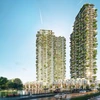 Dự án Solforest với 2 tòa tháp xanh sở hữu hơn 400 khu vườn nhiệt đới trên không. 